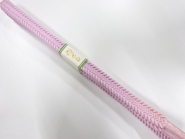 未使用品　正絹　手組帯締め